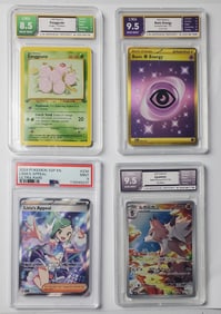 Lot of 4 Pokemon Cards featuring Exeggcute 1st Edition