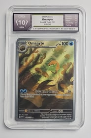 Omanyte 2023 Scarlet & Violet 151 Pokemon Card Gem Mint 10
