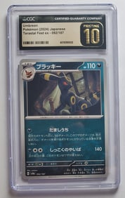 Umbreon 2024 JPN Terastal Fest EX Pokemon Card CGC Pristine 10