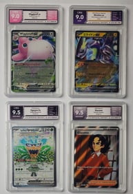 Lot of 4 Pokemon Cards featuring Wigglytuff EX