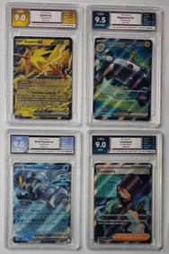 Lot of 4 Pokemon Cards featuring Zapdos EX