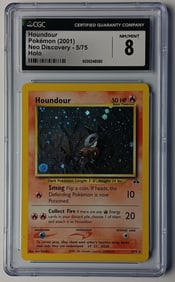 Houndour 2001 Neo Discovery Pokemon Card Gem Mint 8