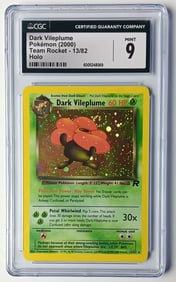 Dark Vileplume 2000 Team Rocket Holo Pokemon Card Gem Mint 9