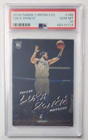 Luka Doncic Rookie Panini Chronicles PSA 10 Basketball Card