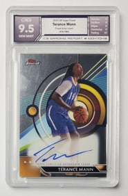 Terrance Mann Auto Topps Finest Gem Mint 9.5 Basketball Card