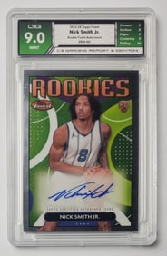 Nick Smith JR Auto Topps Finest Gem Mint 9 Basketball Card