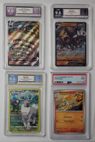 Lot of 4 Pokemon Cards featuring Sandaconda VMAX
