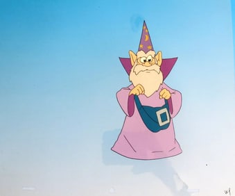 Merlin The Magician - Hand Painted Animation Cel