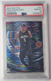 Paulo Banchero 2022 Celestial Rookie 130/149 PSA 10 Basketball Card