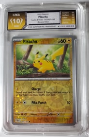 Pikachu 2023 Scarlet & Violet 151 Reverse Holo Gem Mint 10