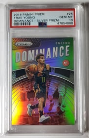 Trae Young Panini Prizm Dominance 2019 PSA 10