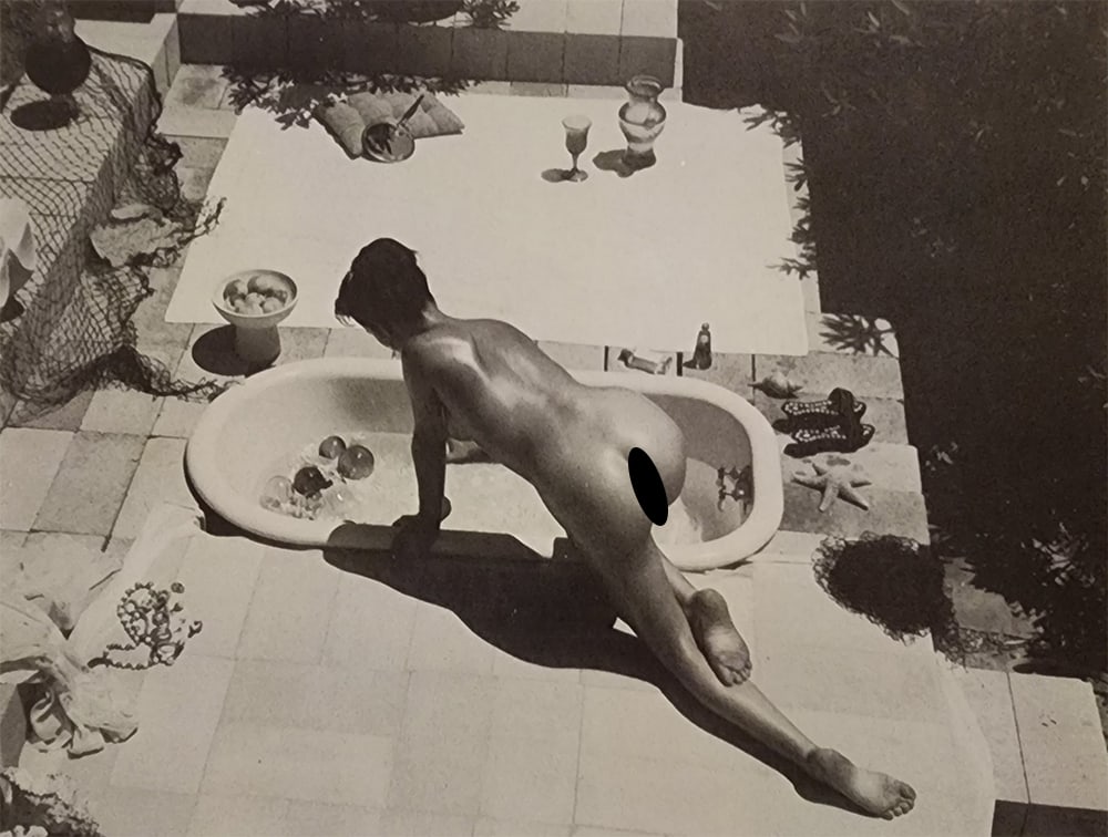 Andre De Dienes, Sun Warmed Nudes, 1965: Artist/Photographer: Andre de Dienes Title/Subject: Sun Warmed Nudes Type Of Print: Authentic Sheet Fed Photogravure/Heliogravure. Date Of Print: 1965 Paper: Medium weight, satin/matte finish. Print O