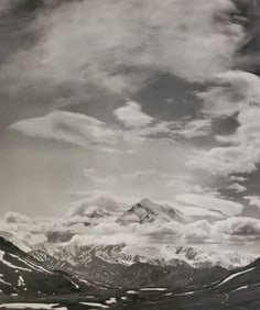 Ansel Adams, Mount Mckinley from Stoney Pass, Denali National Park, Alaska, 1948