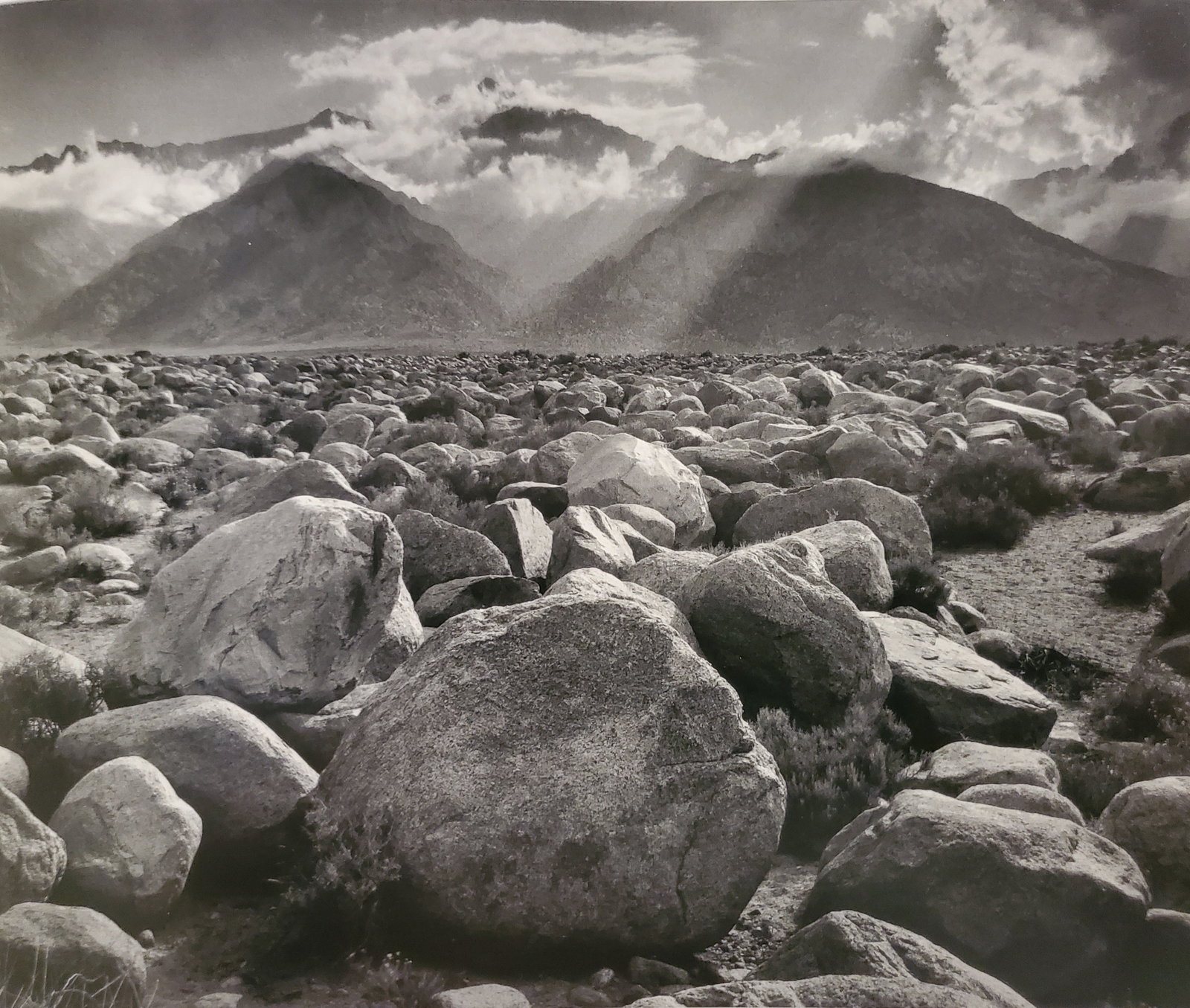 Ansel Adams, Mount Williamson, Sierra Nevada, From Manzanar, California, C. 1944 (1 of 1)
