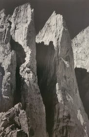 Ansel Adams, Pinnacles, Mount Whitney, Sierra Nevada, California, C. 1940