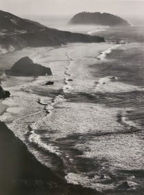 Ansel Adams, Point Sur, Storm, Big Sur, California, 1946