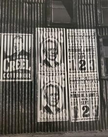Ansel Adams, Political Sign and Circus Posters, San Francisco, California, 1931