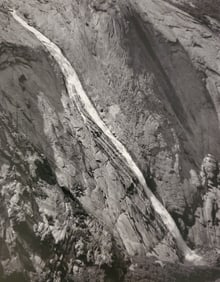 Ansel Adams, Pywiack Cascade, Tenaya Canyon, Yosemite National Park, California, C. 1940