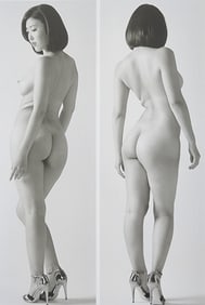 Akira Hasegawa, Visual nude pose, 2018