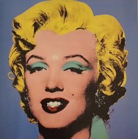 Andy Warhol, Shot light blue Marilyn, 1964