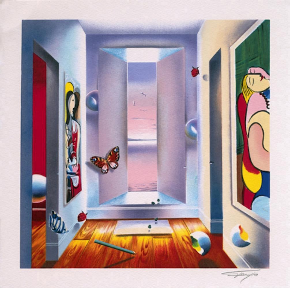 Ferjo, "The Dream" Lithograph, Signed & Numbered Ap. Ferjo Coa (1 of 1)