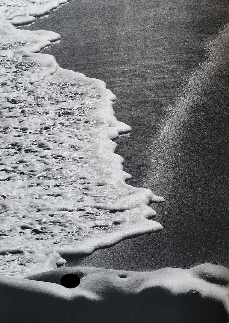 Lucien Clergue, 'The Beginning' 1973: Photographer: Lucien Clergue (France, 1934 - 2014) - renowned French photographer with a diverse body of work, he is perhaps best known for his dynamic female nude studies in and around water which of
