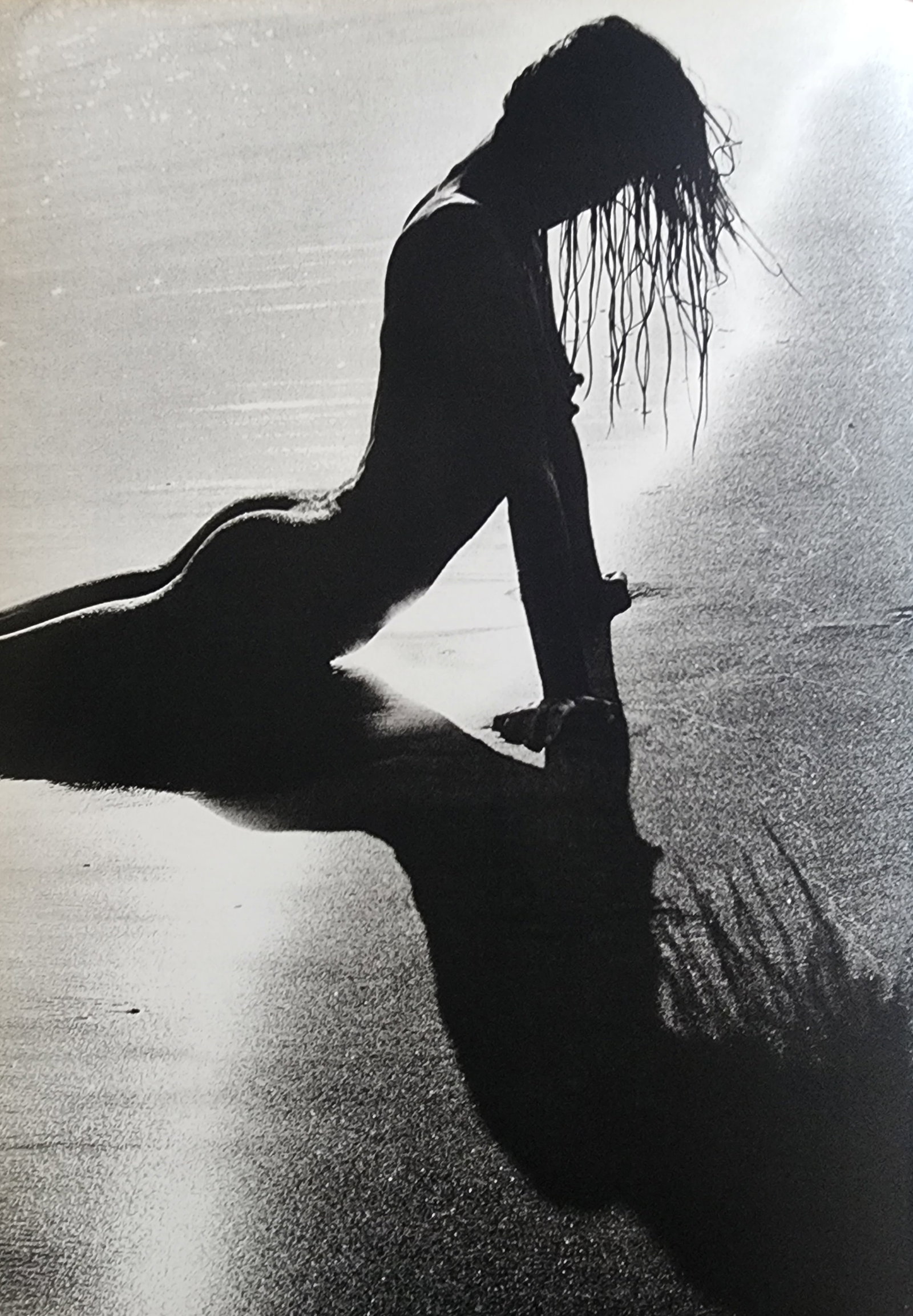 Lucien Clergue, 'The Beginning' 1973: Photographer: Lucien Clergue (France, 1934 - 2014) - renowned French photographer with a diverse body of work, he is perhaps best known for his dynamic female nude studies in and around water which of