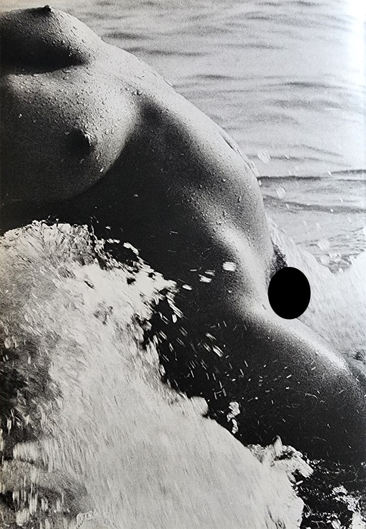 Lucien Clergue, 'The Beginning' 1973: Photographer: Lucien Clergue (France, 1934 - 2014) - renowned French photographer with a diverse body of work, he is perhaps best known for his dynamic female nude studies in and around water which of