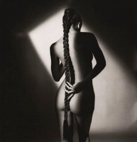 JEANLOUP SIEFF - Nude with Plait, Paris 1985