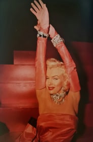 Marilyn Monroe, Publicity stunt for the film Gentlemen Prefer Blondes, 1950's