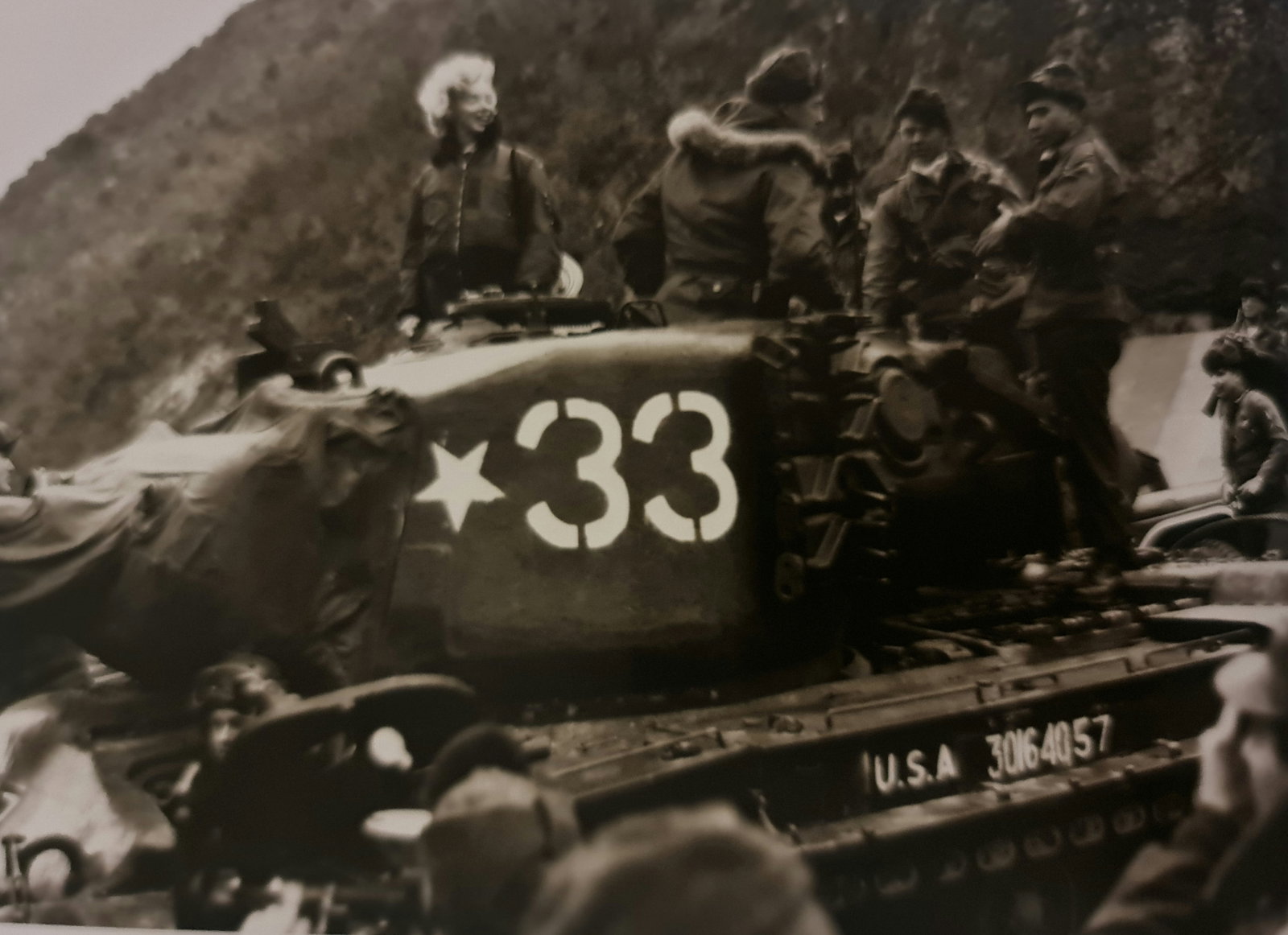 Marilyn Monroe, With the American soldiers in Korea, 1954: Photographer: Unknown Subject/Title: With the American soldiers in Korea Date Of Negative: 1939 Type Of Print: Sheet Fed Photogravure/Heliogravure Date Of Print: 2000 Publisher: teNeues Paper: Medium 