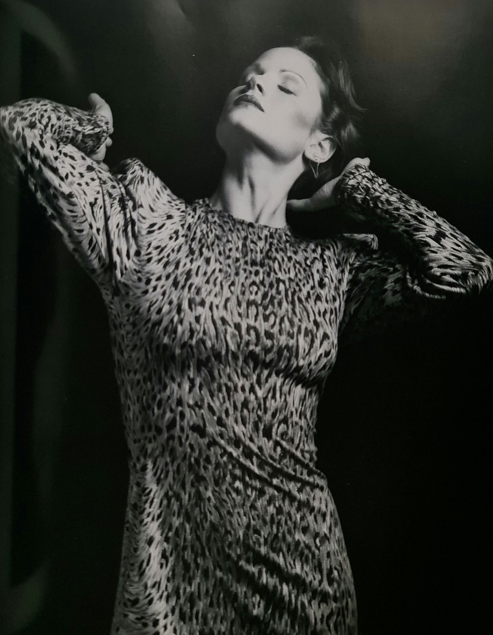 Robert Mapplethorpe, Lisa Lyon with eyes closed: Photographer: Robert Michael Mapplethorpe (1946-1989) was an American photographer, best known for his black-and-white photographs. His work featured an array of subjects, including celebrity portrait