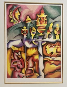 Alexandra Nechita, 'Restless Paris', Signed Limited Edition Artist Proof Lithograph