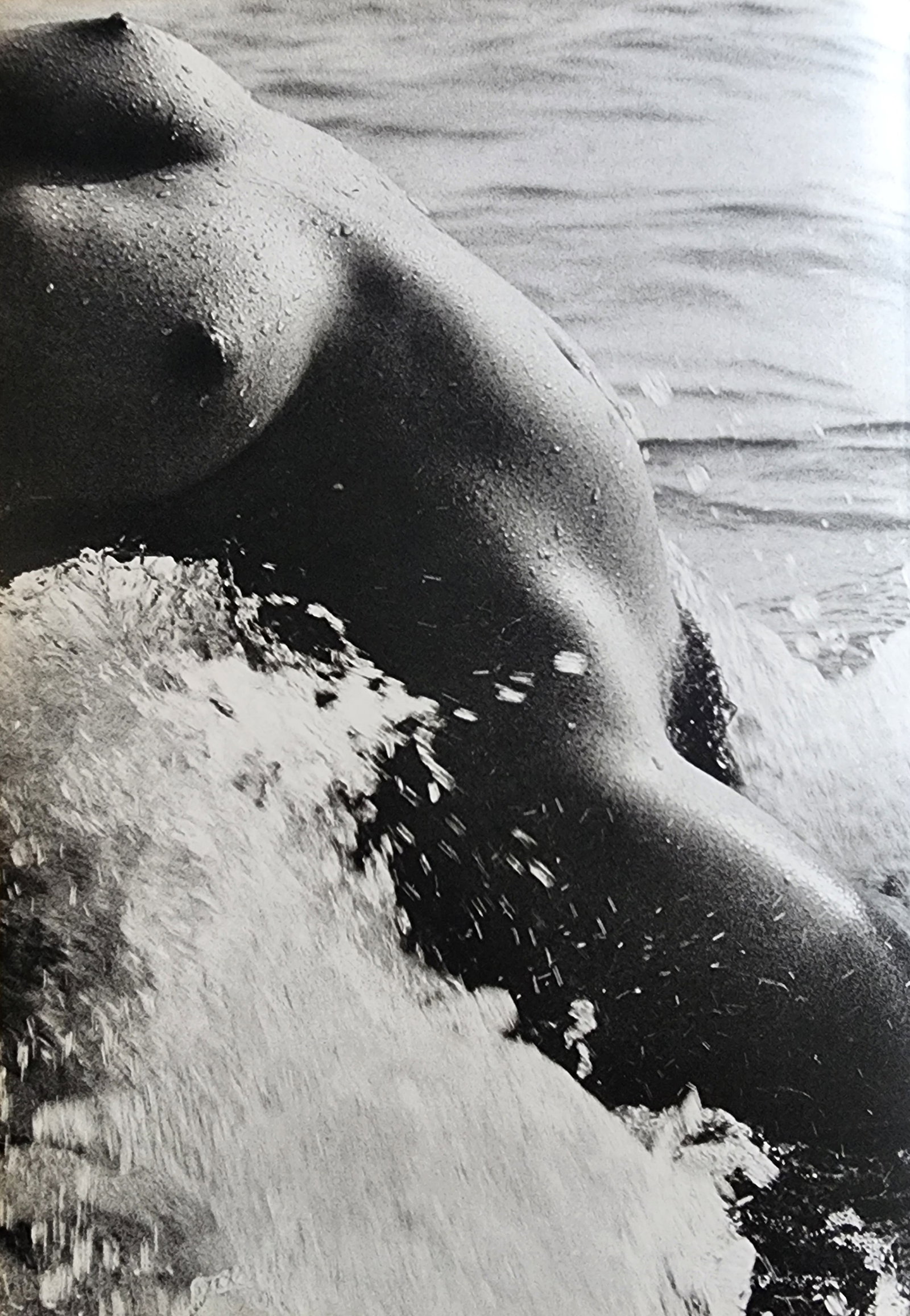 Lucien Clergue, 'The Beginning' 1983: Photographer: Lucien Clergue (France, 1934 - 2014) - renowned French photographer with a diverse body of work, he is perhaps best known for his dynamic female nude studies in and around water which of