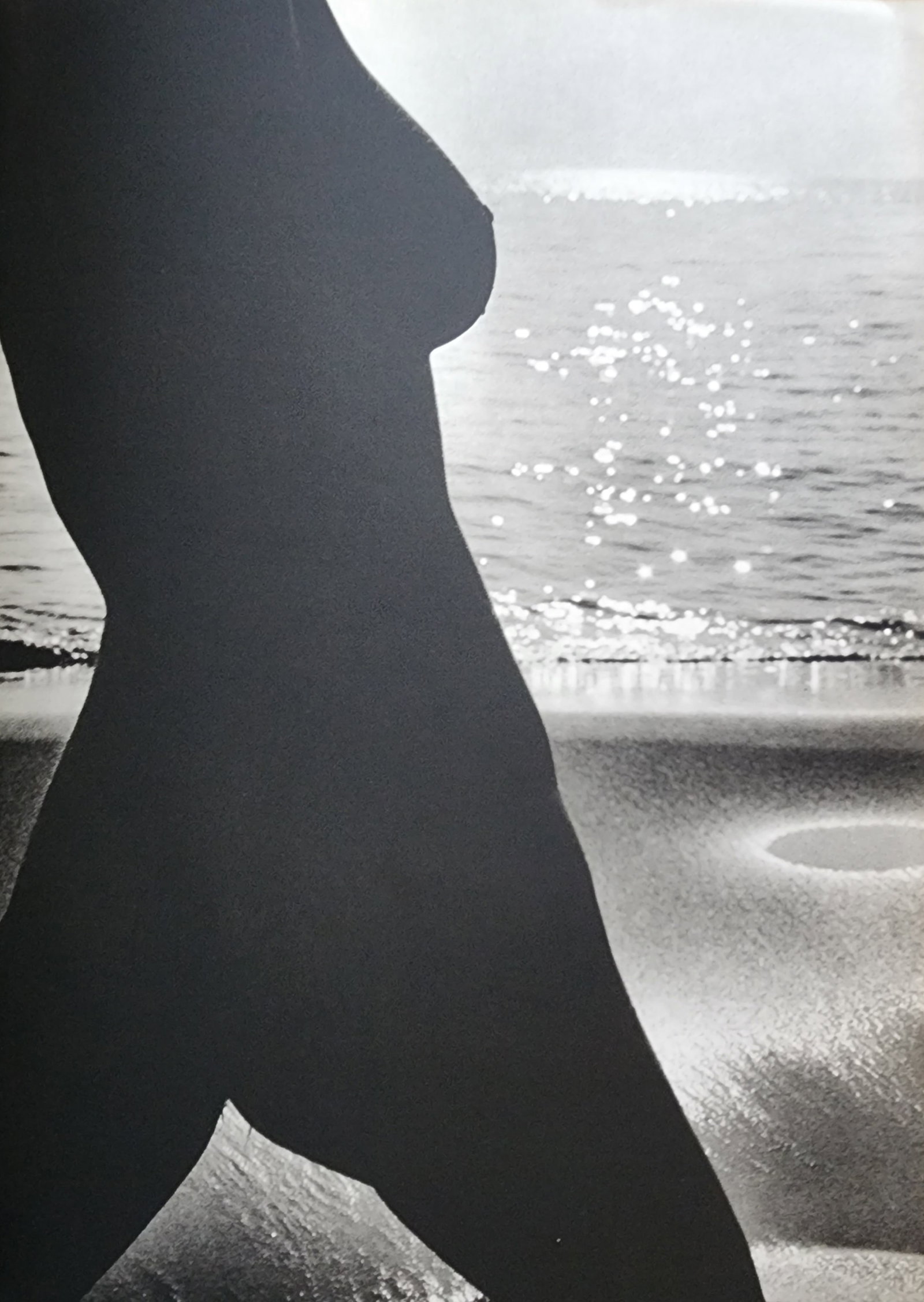 Lucien Clergue, 'The Beginning' 1987: Photographer: Lucien Clergue (France, 1934 - 2014) - renowned French photographer with a diverse body of work, he is perhaps best known for his dynamic female nude studies in and around water which of