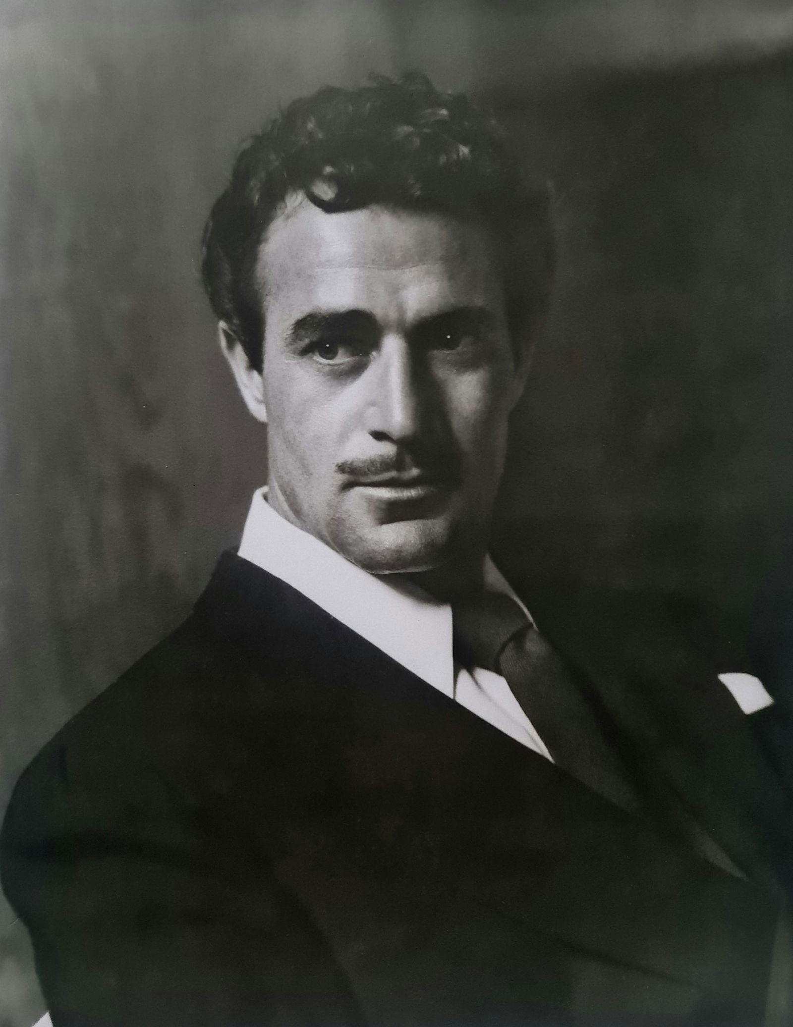 George Hurrell, Gilbert Roland, 1939: Photographer: George Edward Hurrell (June 1, 1904 – May 17, 1992) was a photographer who contributed to the image of glamour presented by Hollywood during the 1930s and 1940s.Title: Gilbert Roland,