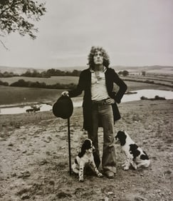 Terry O'Neill, Roger Daltrey On His Estate In Sussex, England, 1978