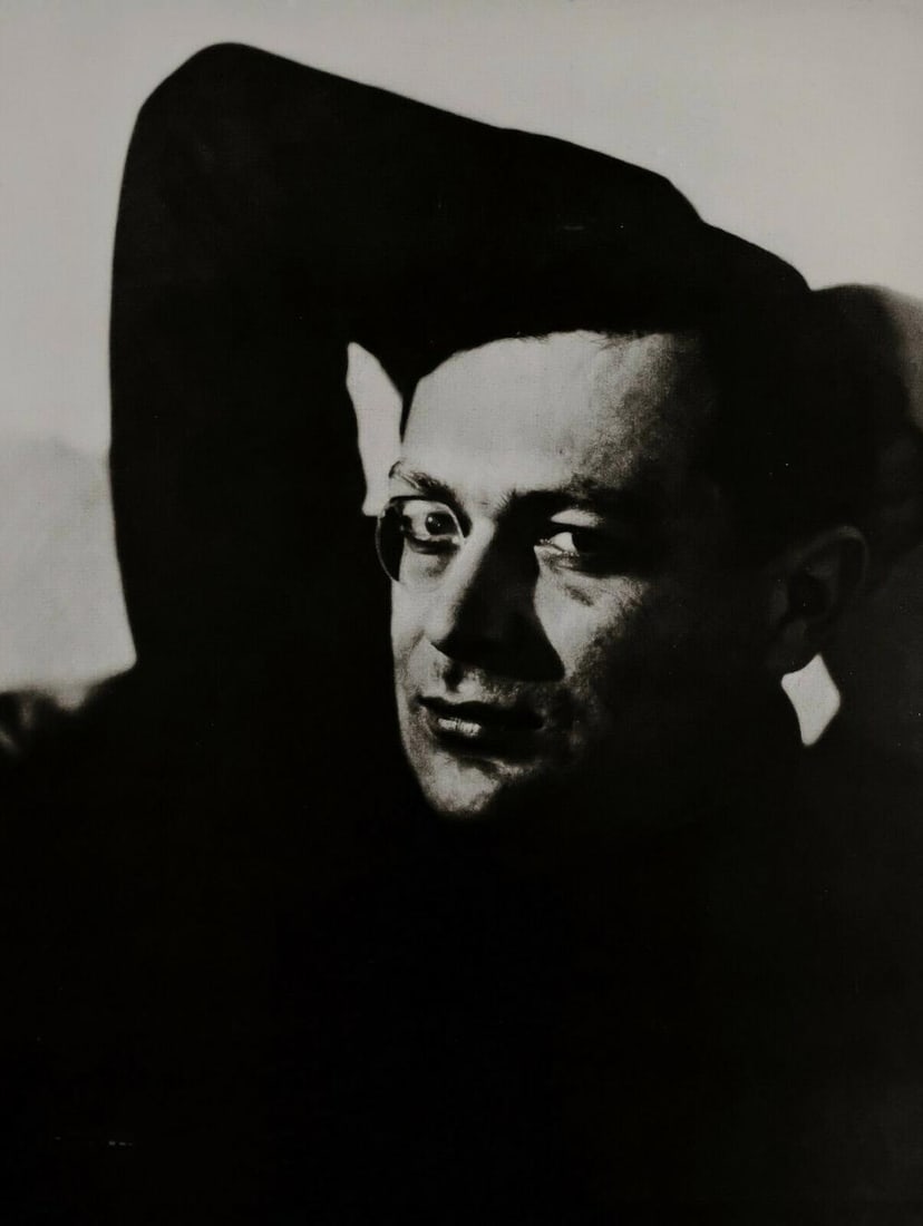 Man Ray (1890-1976), 'Dada Founder Tristan Tzara Poet', 1934 First Edition: Photographer: Man Ray (American born, 1890 - 1976) - Considered one of the most influential artists of the 20th century Man Ray lived most of his life in Paris, France. Best described as a modernist,