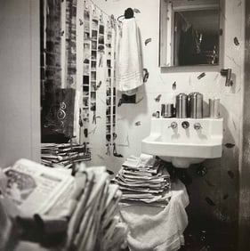 Vivian Maier, Maier's Bathroom Doubled As A Darkroom, Highland Park, Illinois, C.1950