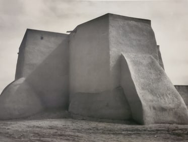 Ansel Adams, Saint Francis Church, Ranchose De Taos, New Mexico, C. 1929