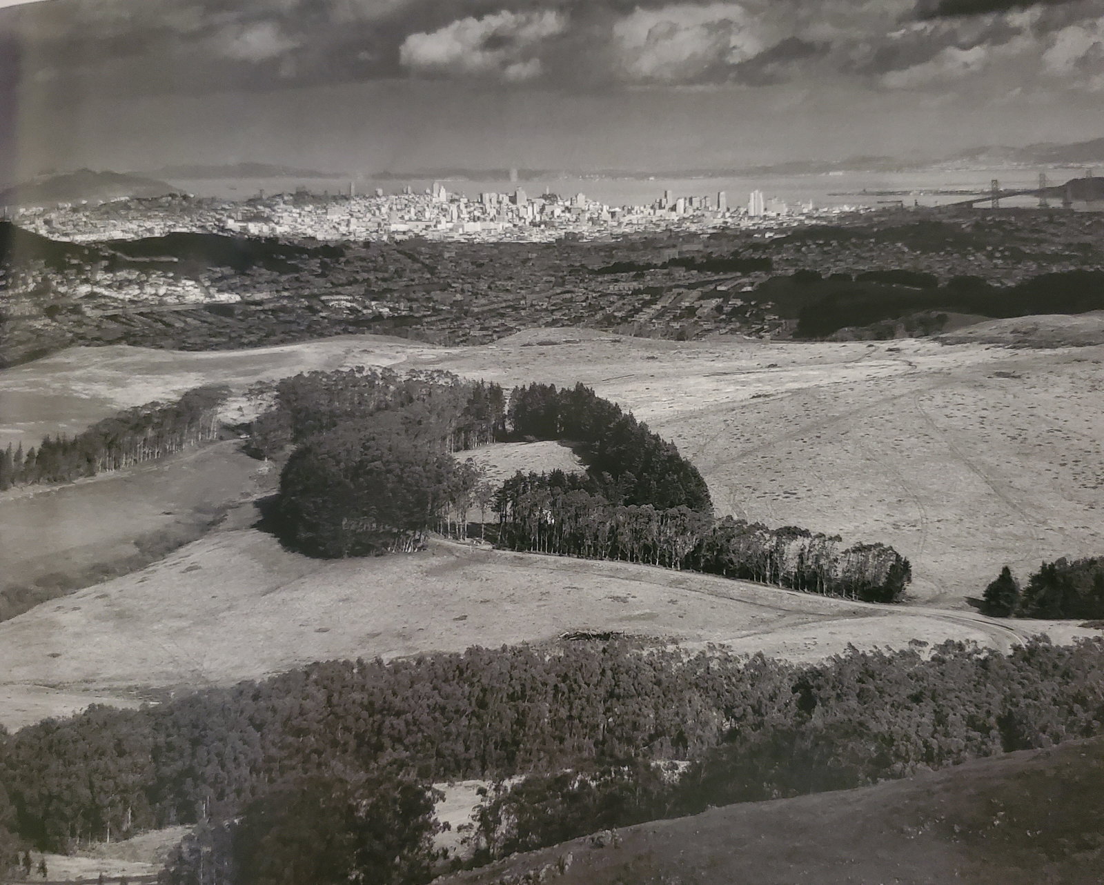 Ansel Adams, San Francisco from San Bruno Mountain, California, 1952: Photographer: Ansel Adams (American, 1902 - 1984) - Internationally renowned American photographer. One of the most influential artists in photographic history. Title: "San Francisco from San Bruno Mo