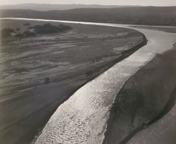 Ansel Adams, Sand Bar, Rio Grande, Big Bend National Park, Texas, 1947