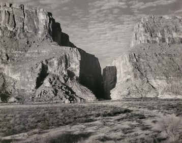 Ansel Adams, Santa Elena Canyon, Big Bend National Park, Texas, 1947