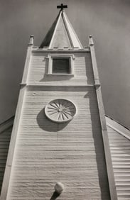 Ansel Adams, Steeple, St. Joseph's Church, Mariposa, California, 1948
