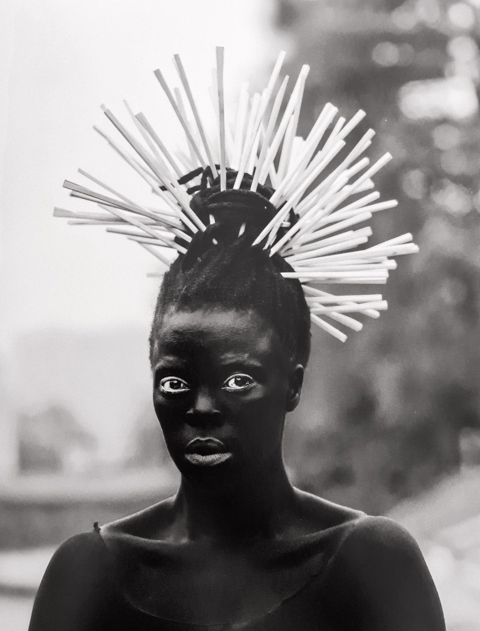 Zanele Muholi, Ndivile II, Malmo, Sweden, 2014: Photographer: Zanele Muholi was born in 1972. She is a South African photographer and filmmaker. Title: Ndivile II, Malmo, Sweden, 2014, 9.5 x 12 Date Of Negative: 2014 Type Of Print: Authentic Vintag