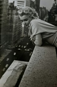 Ed Feingersh, Marilyn Monroe on the Balcony of his Hotel Room, 1954
