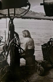 Ernest Haas, Marilyn Monroe with filming equipment, 1960's