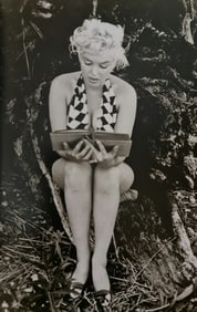 Eve Arnold, Marilyn Monroe reading James Joyce's Ulysses, 1952