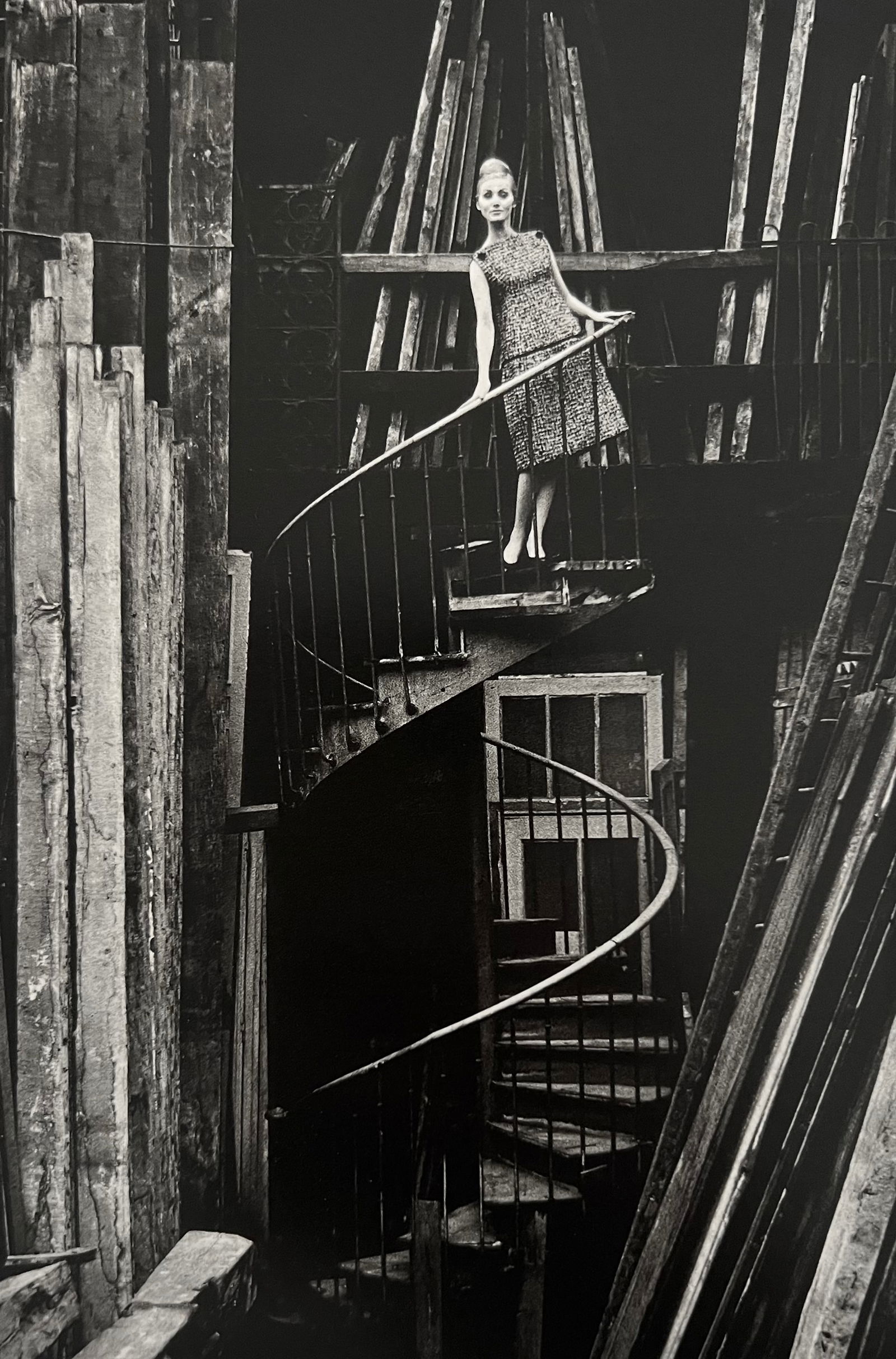 Jeanloup Sieff, Jardin Des Modes Paris, 1960: Photographer: Jeanloup Sieff (French, 1933 - 2000) - French photographer critically acclaimed for his portraits, landscapes, nude studies, and fashion imagery. He often made use of a wide-angle lens,