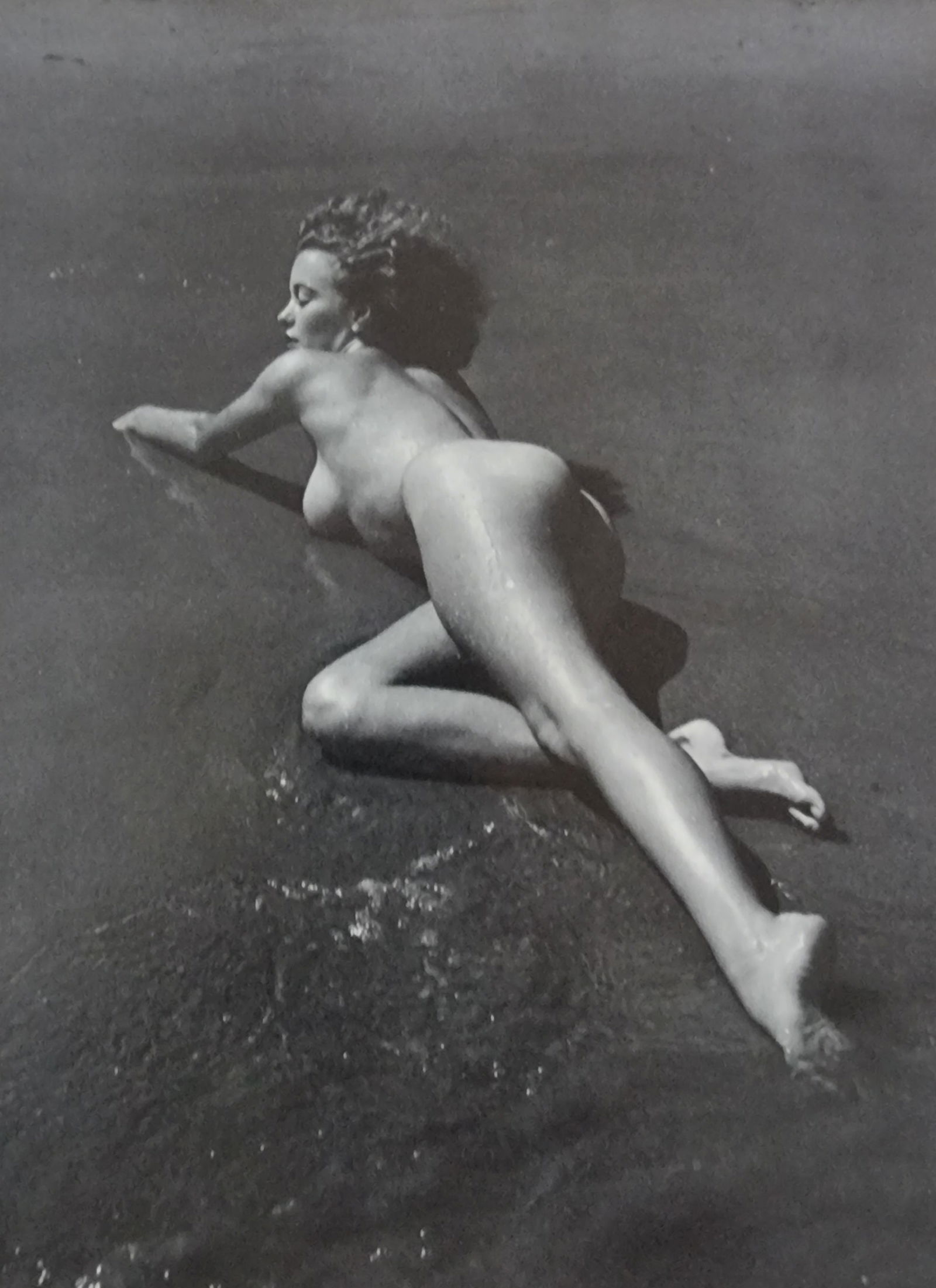 Andre de Dienes, Sun-Warmed Nude 1965: Artist/Photographer: Andre de Dienes Title/Subject: Sun-Warmed Nude Type Of Print: Authentic Sheet Fed Photogravure/Heliogravure. Date Of Print: 1965 Paper: Medium weight, satin/matte finish. Print Or